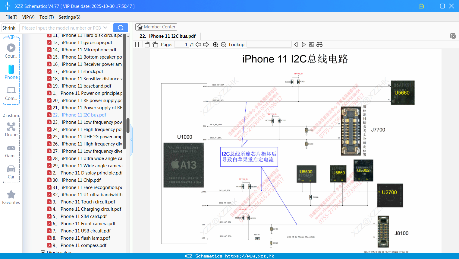22 IPhone 11 I2C Bus